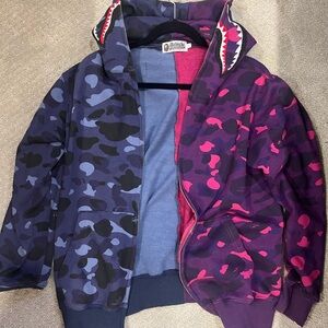 BAPE Camo ZIP UP HOODIE